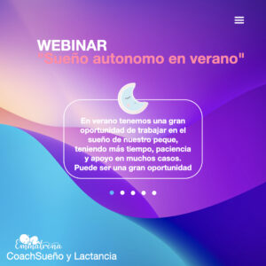WEBINAR "Sueño autonomo en verano"